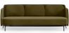 Buy Three-seat Sofa - Velvet Upholstery - Terron Olive 61026 at Privatefloor