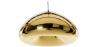 Buy Ceiling Lamp - Chrome Metal Pendant Lamp - 30cm - Nullify Gold 58221 at Privatefloor