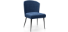 Buy Dining Chair - Upholstered in Velvet - Kirna Dark blue 61052 - in the EU
