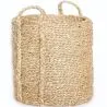 Natural Fiber Basket with Handles - 30x30CM - Taral image 9