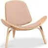 Designer armchair - Scandinavian armchair - Fabric upholstery - Lucy image 9