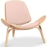 Designer armchair - Scandinavian armchair - Fabric upholstery - Lucy image 9