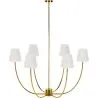 Gold Ceiling Chandelier with 6 Shades - Arena image 9