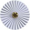 Wall Lamp Applique Flower in White and Gold Metal - 40CM image 9