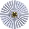 Buy Wall Lamp Applique Flower in White and Gold Metal - 40CM White 61339