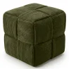 Square Corduroy Upholstered Pouf - Modern Design - Cube image 9