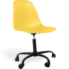 Buy Office Chair with Armrests - Wheeled Desk Chair - Black Denisse Frame Yellow 61268 - prices