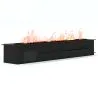 Buy Decorative Electric Fireplace with Water Vapor Flame - 280CM Black 61534