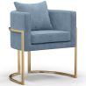 Dining Chair - With armrests - Upholstered in Velvet - Giorgia image 9