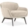 Buy Velvet Upholstered Armchair - Jenna White 60694