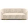 Buy 3/4-Seater Velvet Upholstered Sofa - Herina White 60648