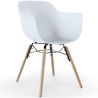 Dining Chair Scandinavian Design - Wooden Legs - Nordika image 9