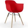 Dining Chair Scandinavian Design - Wooden Legs - Nordika image 9