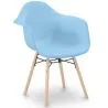 Dining Chair Scandinavian Design - Wooden Legs - Nordika image 9