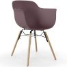 Dining Chair Scandinavian Design - Wooden Legs - Nordika image 9