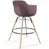 Bar Stool Scandinavian Design - Wooden Legs - Nordika image 9