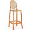 Bar Stool with Backrest - Transparent Design - 75cm - Victoria Queen image 9