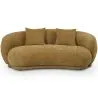 Curved Contemporary Style Design Sofa Upholstered in Chenille - Curvy image 9