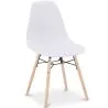 Buy Dining Chair - Scandinavian Design - Wooden Legs - Skögur White 61559