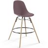 Bar Stool Scandinavian Design - Wooden Legs - Skögur image 9