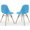 Dining Chair - Scandinavian Design - Wooden Legs - Pack of 2 - Skögur image 9