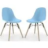Dining Chair - Scandinavian Design - Wooden Legs - Pack of 2 - Skögur image 9