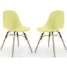 Dining Chair - Scandinavian Design - Wooden Legs - Pack of 2 - Skögur image 9