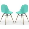 Dining Chair - Scandinavian Design - Wooden Legs - Pack of 2 - Skögur image 9