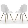 Dining Chair - Scandinavian Design - Wooden Legs - Pack of 2 - Skögur image 9