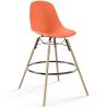 Bar Stool Scandinavian Design - Wooden Legs - Skögur image 9