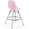 Bar Stool Scandinavian Design - Wooden Legs - Skögur image 9