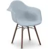 Buy Dining Chairs - Scandinavian Design - Dark Wood Legs - Nordika Light grey 61569