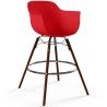 Bar Stool - Scandinavian Design - Dark Wood Legs - Nordika image 9