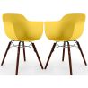 Dining Chair - Scandinavian Design - Dark Wood Legs - Pack of 2 - Nordika image 9