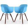 Dining Chair - Scandinavian Design - Dark Wood Legs - Pack of 2 - Nordika image 9