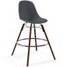 Bar Stool - Scandinavian Design - Dark Wood Legs - Skögur image 9