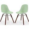 Dining Chairs - Scandinavian Design - Dark Wood Legs - Pack of 2 - Skögur image 9