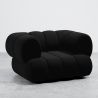 Velvet Upholstered Armchair - Modern Style - Curved Velvet image 9