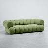 Velvet Upholstered Sofa - Modern Style - 2/3 Seater - Curved Teddy image 9