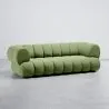 Velvet Upholstered Sofa - Modern Style - 2/3 Seater - Curved Teddy image 9