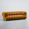 Velvet Upholstered Sofa - Modern Style - 2/3 Seater - Curved Teddy image 9