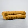 Velvet Upholstered Sofa - Modern Style - 2/3 Seater - Curved Teddy image 9