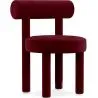 Buy Dining Chair - Upholstered in Velvet - Rhys Wine 60708