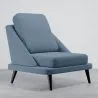 Velvet Upholstered Armchair - Scandinavian Style - Velvet Lounge image 9