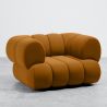 Velvet Upholstered Armchair - Modern Style - Curved Velvet image 9