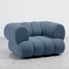 Velvet Upholstered Armchair - Modern Style - Curved Velvet image 9