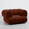 Velvet Upholstered Armchair - Modern Style - Curved Velvet image 9