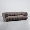 Velvet Upholstered Sofa - Modern Style - 2/3 Seater - Curved Teddy image 9