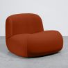 Modern Minimalist Curved Design Velvet Upholstered Armchair - Comfort and Contemporary Style - Büba image 9