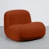 Modern Minimalist Curved Design Velvet Upholstered Armchair - Comfort and Contemporary Style - Büba image 9